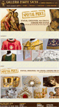 Mobile Screenshot of galleriartesacra.com